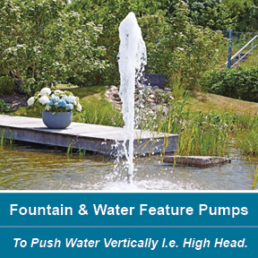 Fountain and Water Feature Pumps